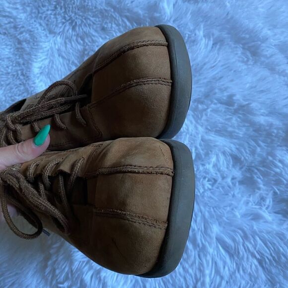 Crocs Shoes Brown Lace Up Mens Size 8 - Picture 4 of 9